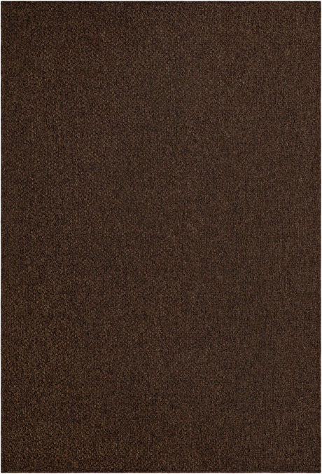 Brown 7' 1 x 10' Dunes Rectangle Area Rug 100% Polypropylene With Cotton Backing Carpet for Living, Dining, Office, Dorms, Bedrooms for Sale at Rug Engine