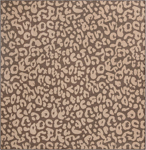 Brown 10' x 10' Dunes Square Area Rug 100% Polypropylene With Cotton Backing Carpet for Living, Dining, Office, Dorms, Bedrooms for Sale at Rug Engine