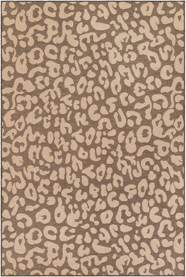 Brown 7' 1 x 10' Dunes Rectangle Area Rug 100% Polypropylene With Cotton Backing Carpet for Living, Dining, Office, Dorms, Bedrooms for Sale at Rug Engine