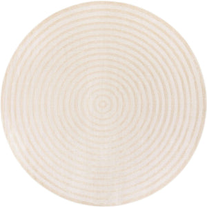Beige 10' x 10' Sabrina Soto Outdoor Round Area Rug Weather Resistant for Patio, Deck, Terrace, Balcony, Porch Durable Carpet for Exterior Home Design for Sale at Rug Engine