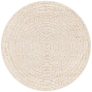 Beige 3' 1 x 3' 1 Sabrina Soto Outdoor Round Area Rug Weather Resistant for Patio, Deck, Terrace, Balcony, Porch Durable Carpet for Exterior Home Design for Sale at Rug Engine