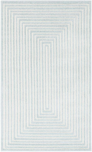 Light Blue 3' 1 x 5' 1 Sabrina Soto Outdoor Rectangle Area Rug Weather Resistant for Patio, Deck, Terrace, Balcony, Porch Durable Carpet for Exterior Home Design for Sale at Rug Engine