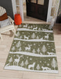 Green 5' 3 x 8' Outdoor Holiday Rectangle Rug