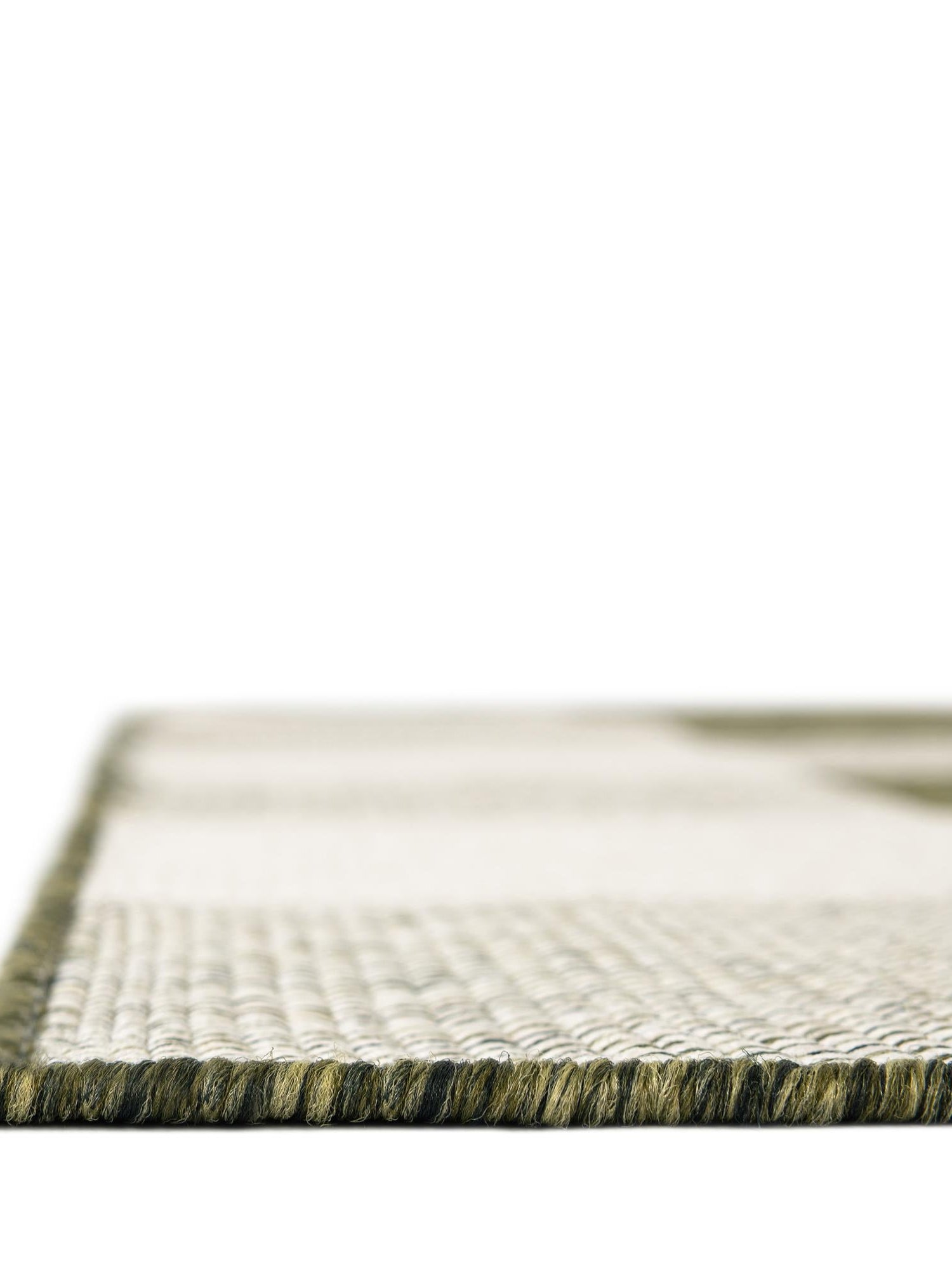 Green 2' x 8' Outdoor Checkered Runner Area Rug Weather Resistant for Patio, Deck, Terrace, Balcony, Porch 100% Polypropylene Geometric Carpet for Sale at Rug Engine