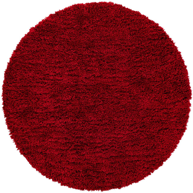 Lipstick 5' 3 x 5' 3 Marilyn Monroe Opulence Shag Round Area Rug Thick Soft Touch Fluffy & Plush Shaggy Pile