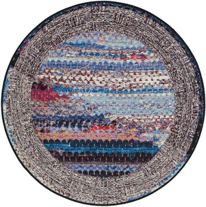 Multicolor 3' 1 x 3' 1 Outdoor Modern Round Area Rug Weather Resistant for Patio, Deck, Terrace, Balcony, Porch 100% Polypropylene Modern Outside Carpet for Sale at Rug Engine