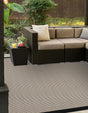 Black 7' 10 x 7' 10 Outdoor Border Square Area Rug Weather Resistant for Patio, Deck, Terrace, Balcony, Porch 100% Polypropylene Classic Bordered Carpet for Sale at Rug Engine