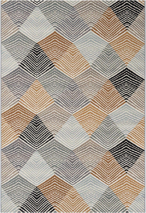 Gray 5' 1 x 8' Outdoor Modern Rectangle Area Rug Weather Resistant for Patio, Deck, Terrace, Balcony, Porch 100% Polypropylene Modern Outside Carpet for Sale at Rug Engine