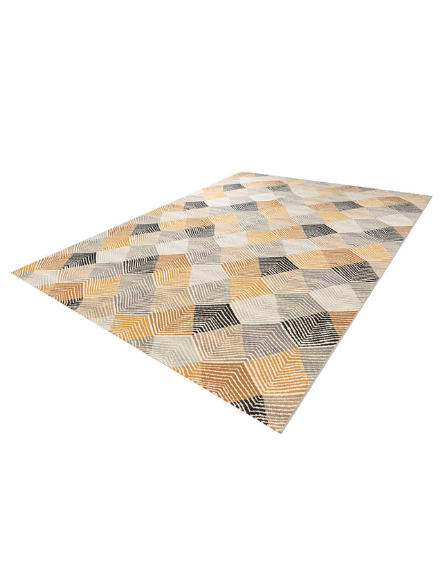 Gray 9' x 12' Outdoor Modern Rectangle Area Rug Weather Resistant for Patio, Deck, Terrace, Balcony, Porch 100% Polypropylene Modern Outside Carpet for Sale at Rug Engine