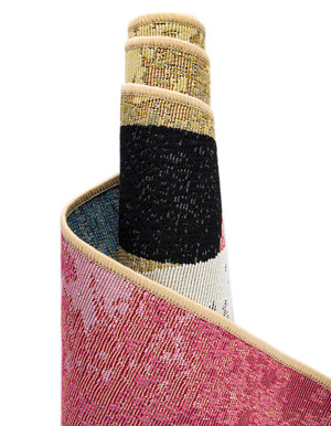 Multicolor 10' x 14' 1 Outdoor Modern Rectangle Area Rug Weather Resistant for Patio, Deck, Terrace, Balcony, Porch 100% Polypropylene Modern Outside Carpet for Sale at Rug Engine
