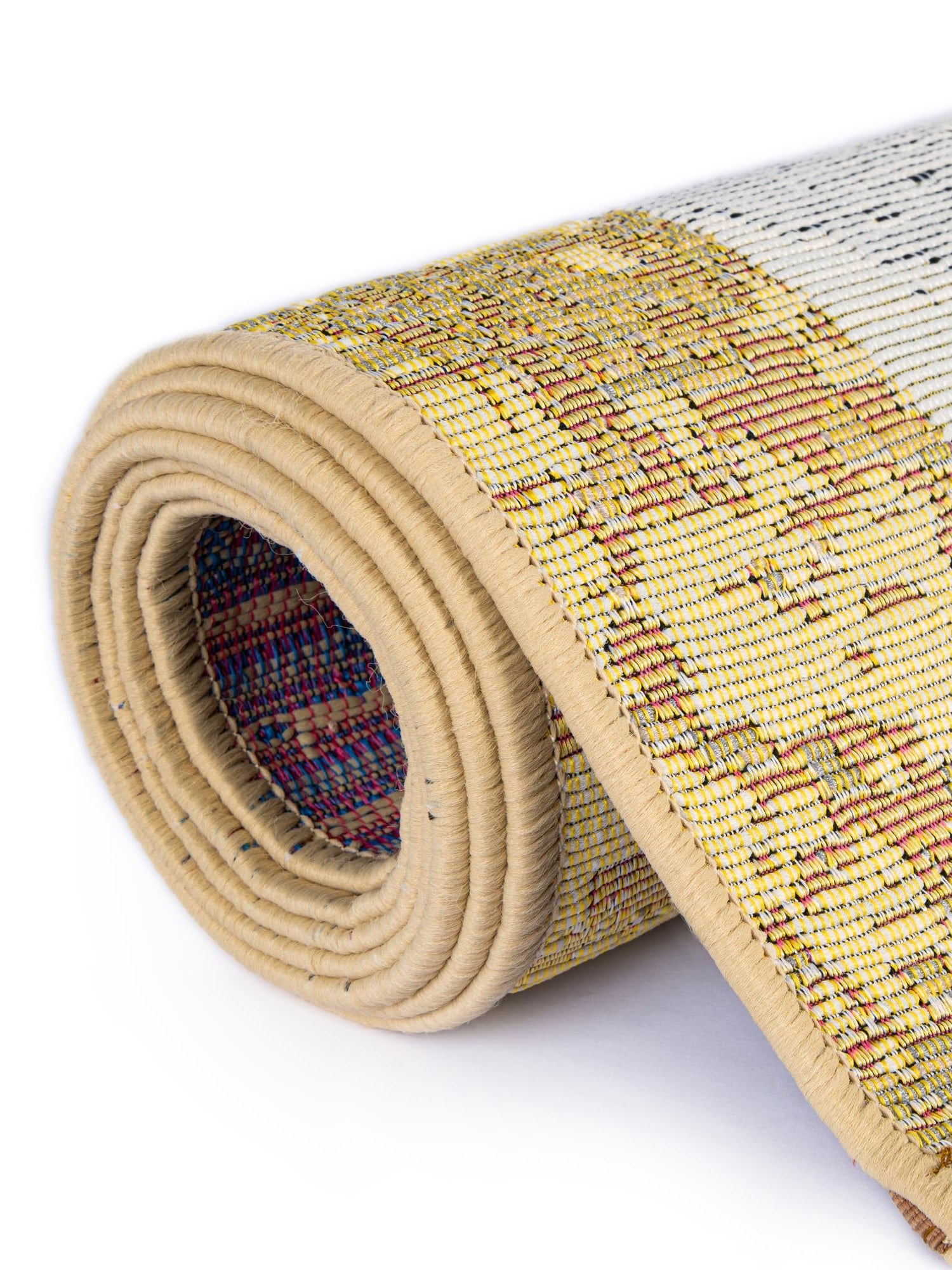 Multicolor 2' 7 x 10' Outdoor Modern Runner Area Rug Weather Resistant for Patio, Deck, Terrace, Balcony, Porch 100% Polypropylene Modern Outside Carpet for Sale at Rug Engine