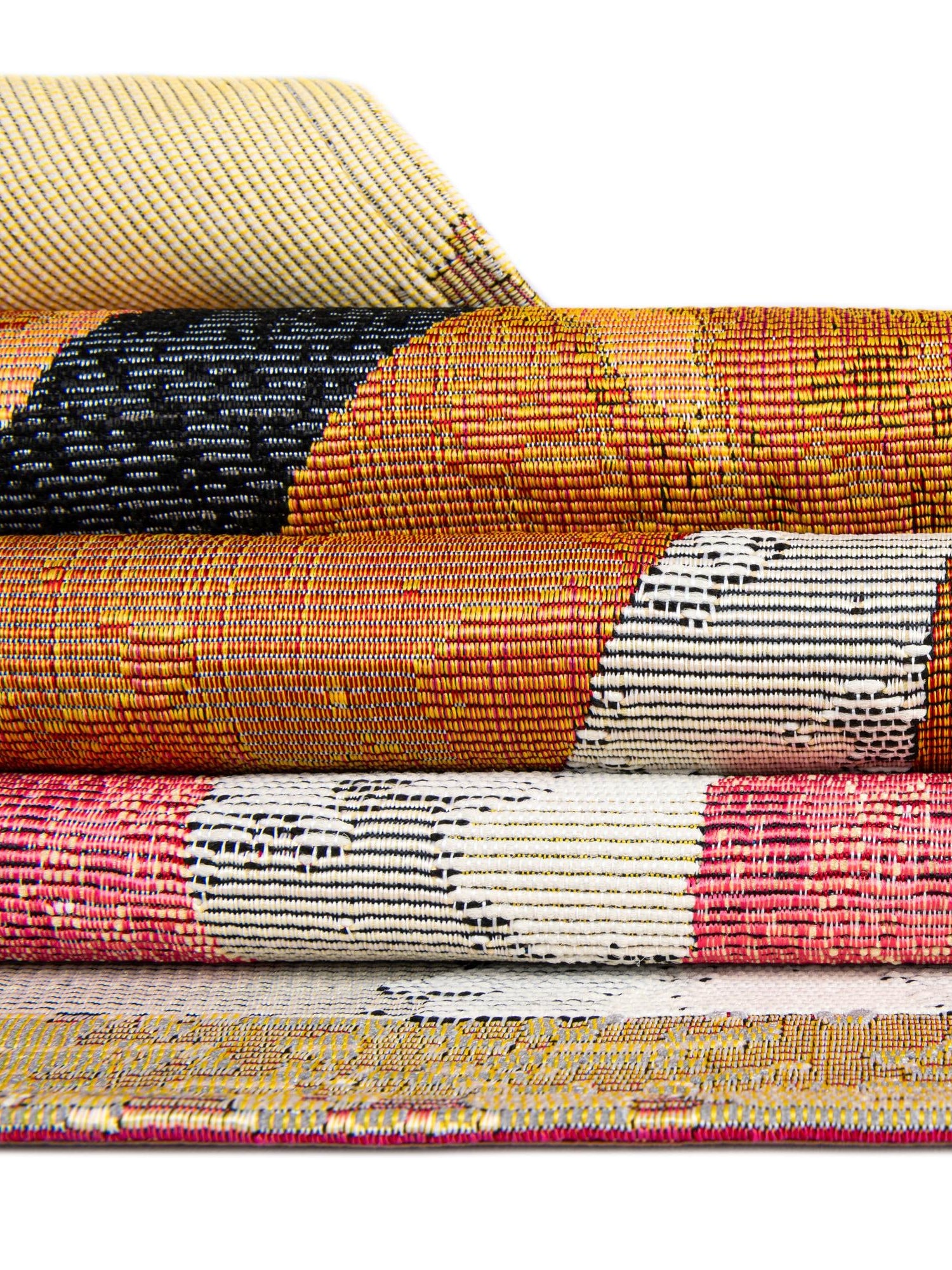 Multicolor 2' 7 x 10' Outdoor Modern Runner Area Rug Weather Resistant for Patio, Deck, Terrace, Balcony, Porch 100% Polypropylene Modern Outside Carpet for Sale at Rug Engine