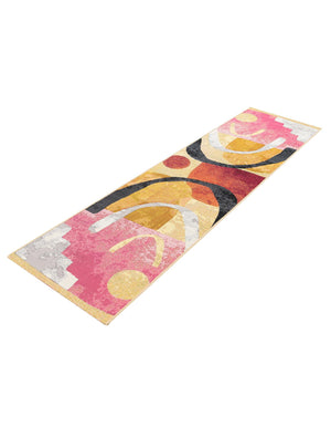Multicolor 2' x 8' Outdoor Modern Runner Area Rug Weather Resistant for Patio, Deck, Terrace, Balcony, Porch 100% Polypropylene Modern Outside Carpet for Sale at Rug Engine