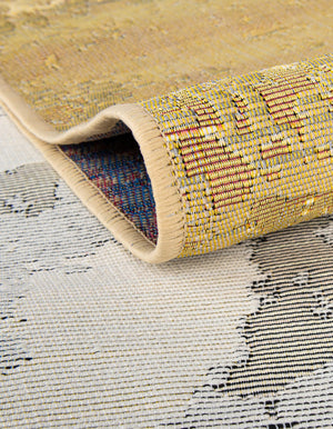 Multicolor 7' 10 x 7' 10 Outdoor Modern Square Area Rug Weather Resistant for Patio, Deck, Terrace, Balcony, Porch 100% Polypropylene Modern Outside Carpet for Sale at Rug Engine