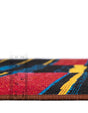 Multicolor 7' 10 x 10' Outdoor Modern Rectangle Area Rug Weather Resistant for Patio, Deck, Terrace, Balcony, Porch 100% Polypropylene Modern Outside Carpet for Sale at Rug Engine