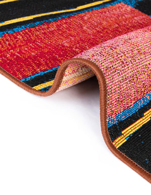 Multicolor 7' 10 x 10' Outdoor Modern Rectangle Area Rug Weather Resistant for Patio, Deck, Terrace, Balcony, Porch 100% Polypropylene Modern Outside Carpet for Sale at Rug Engine