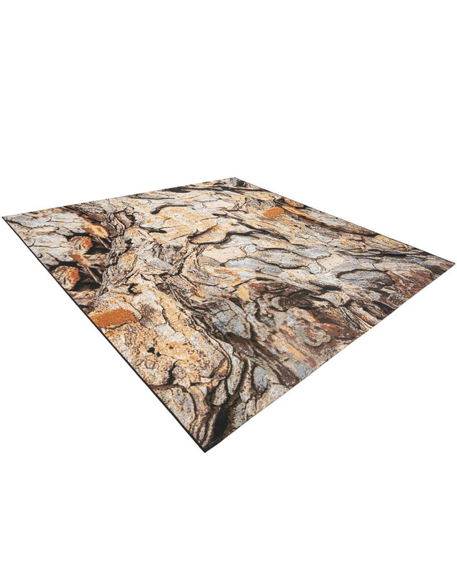 Multicolor 10' x 10' Outdoor Modern Square Area Rug Weather Resistant for Patio, Deck, Terrace, Balcony, Porch 100% Polypropylene Modern Outside Carpet for Sale at Rug Engine