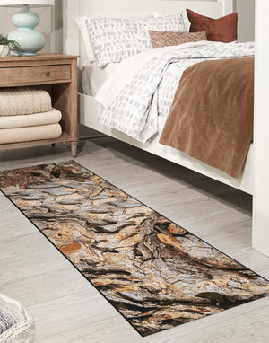 Multicolor 2' 7 x 10' Outdoor Modern Runner Area Rug Weather Resistant for Patio, Deck, Terrace, Balcony, Porch 100% Polypropylene Modern Outside Carpet for Sale at Rug Engine