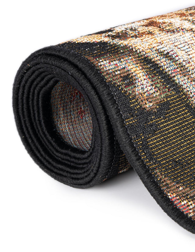 Multicolor 10' x 10' Outdoor Modern Square Area Rug Weather Resistant for Patio, Deck, Terrace, Balcony, Porch 100% Polypropylene Modern Outside Carpet for Sale at Rug Engine