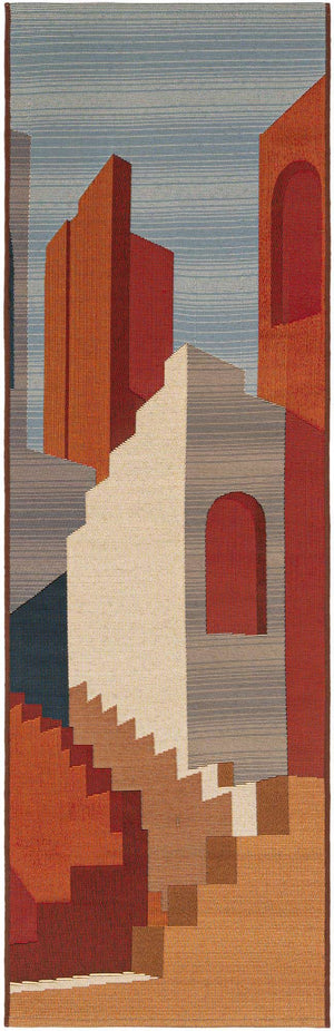 Multicolor 2' x 6' 1 Outdoor Modern Runner Area Rug Weather Resistant for Patio, Deck, Terrace, Balcony, Porch 100% Polypropylene Modern Outside Carpet for Sale at Rug Engine