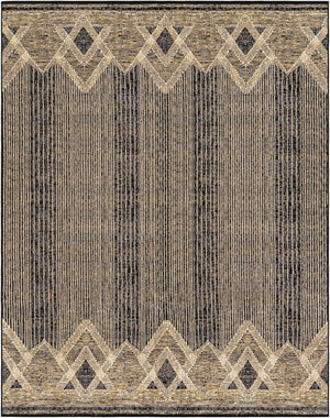 Charcoal 7' 10 x 10' Outdoor Modern Rectangle Area Rug Weather Resistant for Patio, Deck, Terrace, Balcony, Porch 100% Polypropylene Modern Outside Carpet for Sale at Rug Engine