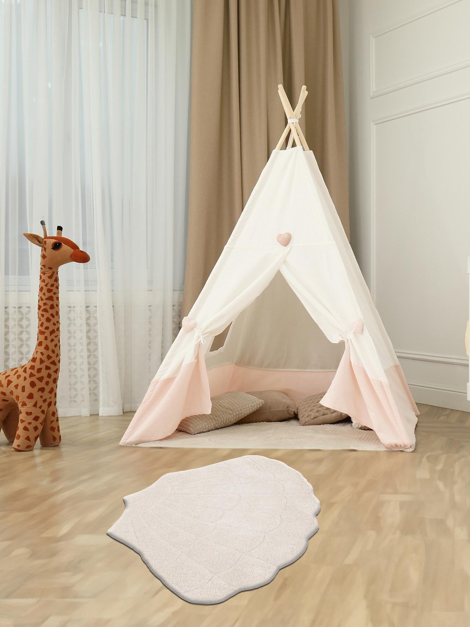 Ivory 3' 1 x 4' 1 Playtime Kids Wool Freeform Area Rug for Baby Nursery, Toddler Playroom,  Bedrooms Hand Tufted High Quality Dense  Wool Pile Natural Carpet for Sale at Rug Engine