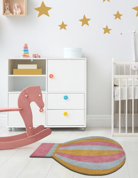 Multicolor 6' 1 x 6' 5 Playtime Kids Wool Freeform Area Rug for Baby Nursery, Toddler Playroom,  Bedrooms Hand Tufted High Quality Dense  Wool Pile Natural Carpet for Sale at Rug Engine