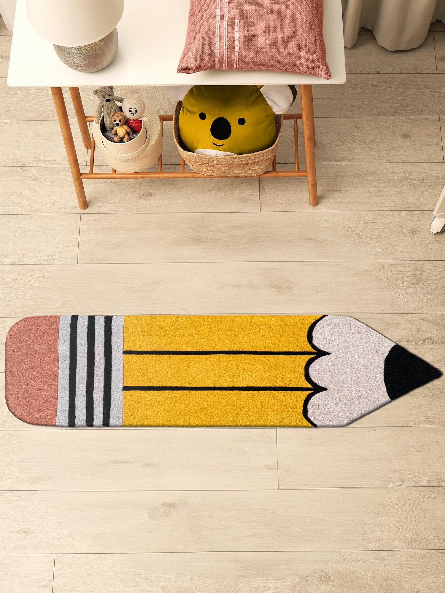 Multicolor 2' 6 x 7' 5 Playtime Kids Wool Freeform Area Rug for Baby Nursery, Toddler Playroom, Bedrooms