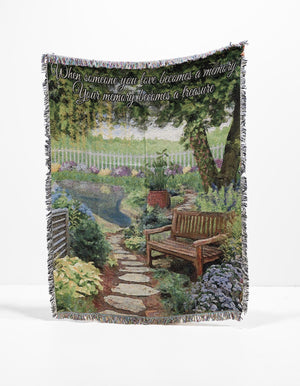Green 4' 6 x 6' Throw Blanket Rectangle Rug