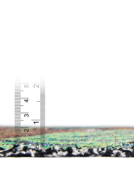 Green 4' 6 x 6' Throw Blanket Rectangle Area Rug 100% Cotton Washable Cozy Soft Warm Room Decor Accent Made In USA