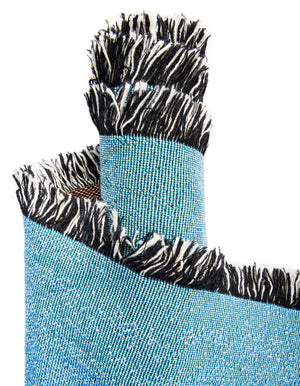 Multicolor 4' 6 x 6' Throw Blanket Rectangle Rug