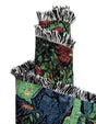 Multicolor 4' 6 x 6' Throw Blanket Rectangle Rug