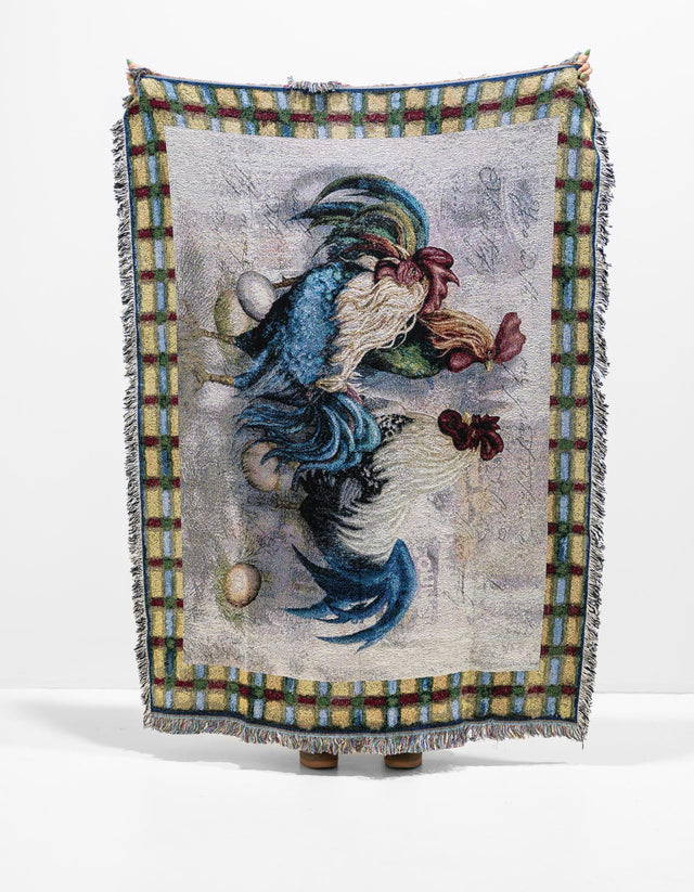 Multicolor 4' 6 x 6' Throw Blanket Rectangle Rug