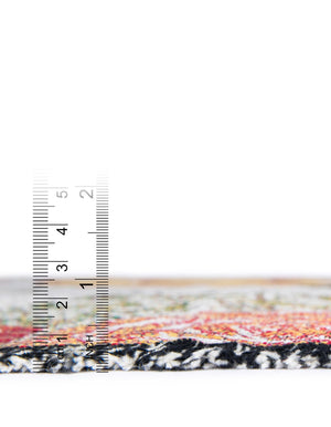 Orange 4' 6 x 6' Throw Blanket Rectangle Rug