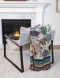 Multicolor 4' 6 x 6' Throw Blanket Rectangle Rug