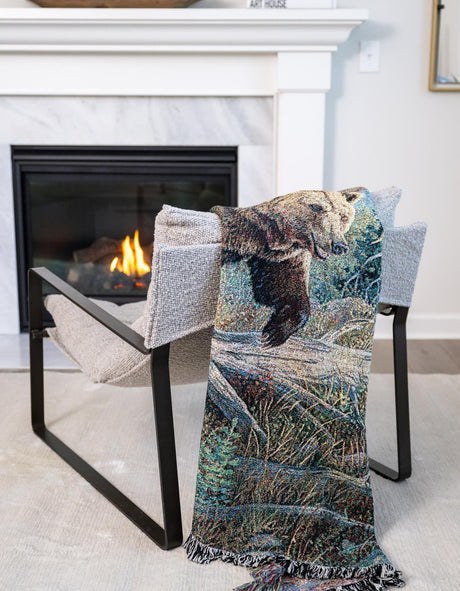 Multicolor 4' 6 x 6' Throw Blanket Rectangle Rug