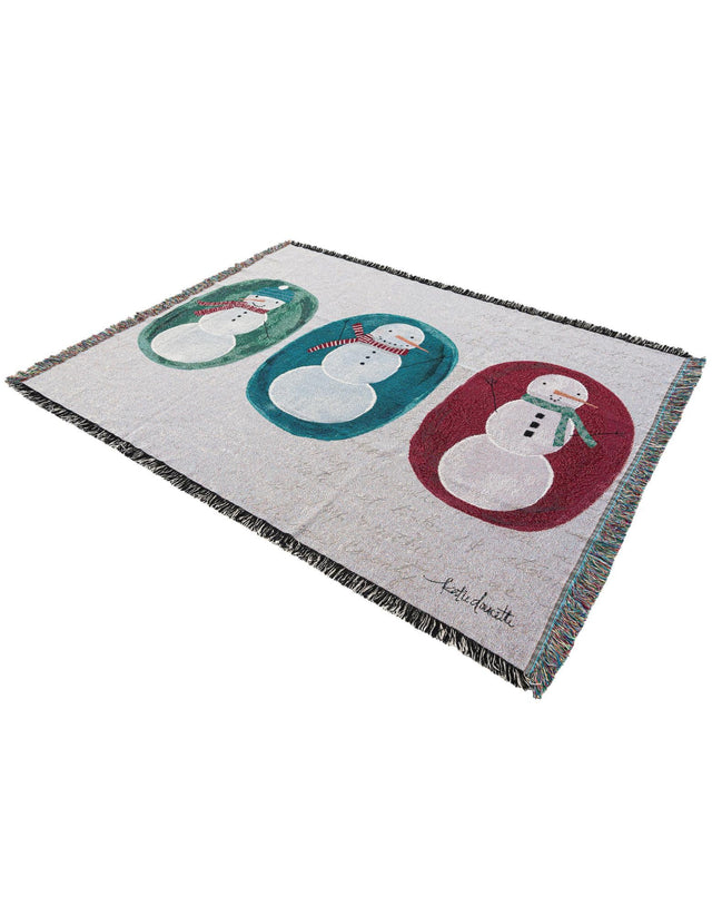Multicolor 4' 6 x 6' Throw Blanket Rectangle Rug