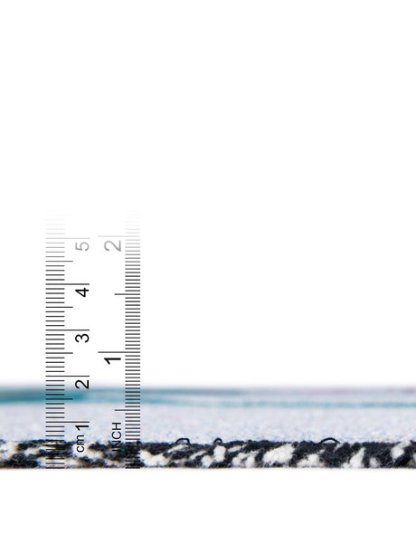 Seasonal Festive Multicolor 4' 6 x 6' Throw Blanket Rectangle Area Rug 100% Cotton Washable Cozy Soft Warm Room Decor Accent Made In USA