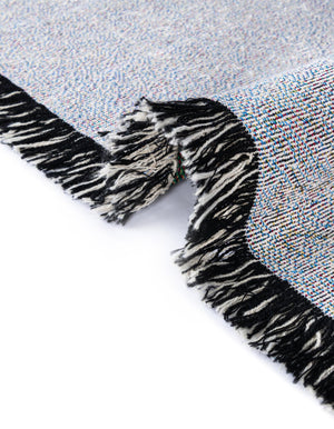 Multicolor 4' 6 x 6' Throw Blanket Rectangle Rug