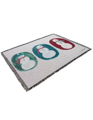 Multicolor 4' 6 x 6' Throw Blanket Rectangle Rug