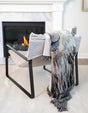 Multicolor 4' 6 x 6' Throw Blanket Rectangle Rug