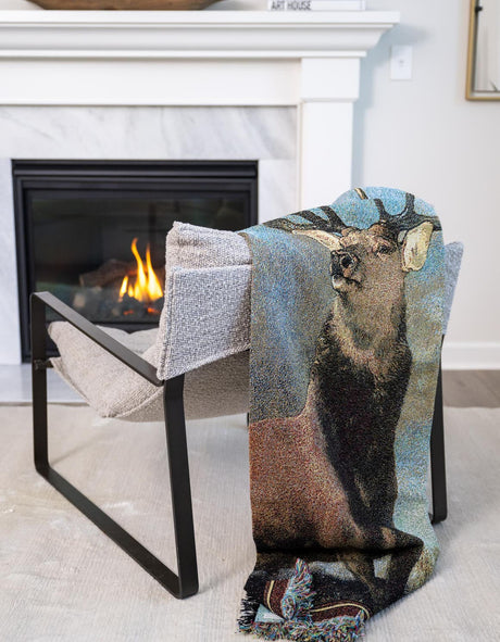 Multicolor 4' 6 x 6' Throw Blanket Rectangle Rug