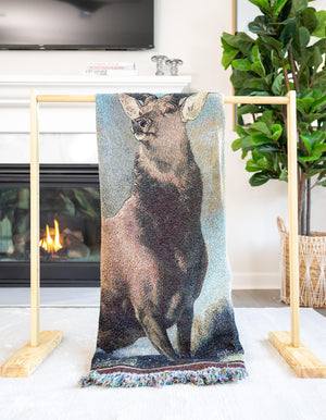 Multicolor 4' 6 x 6' Throw Blanket Rectangle Rug