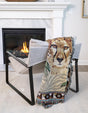 Multicolor 4' 6 x 6' Throw Blanket Rectangle Rug