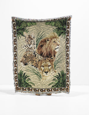 Multicolor 4' 6 x 6' Throw Blanket Rectangle Rug