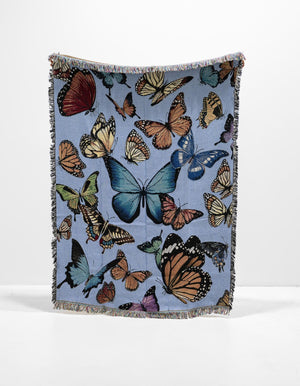 Multicolor 4' 6 x 6' Throw Blanket Rectangle Rug