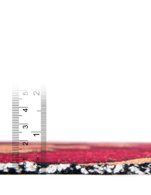 Orange 4' 6 x 6' Throw Blanket Rectangle Rug