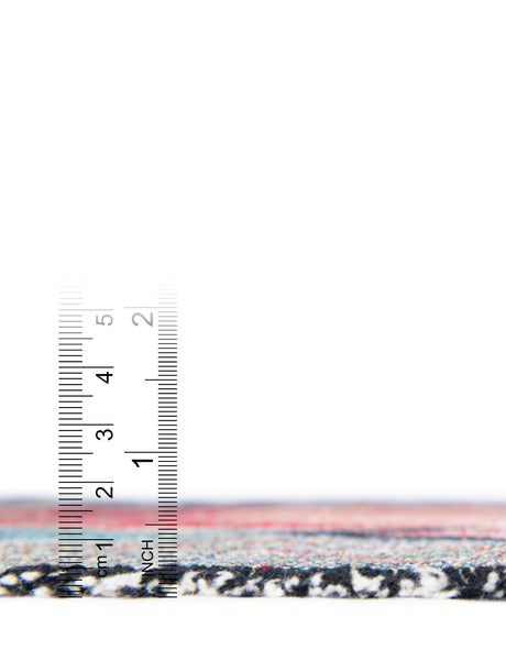 Multicolor 4' 6 x 6' Throw Blanket Rectangle Area Rug 100% Cotton Washable Cozy Soft Warm Room Decor Accent Made In USA