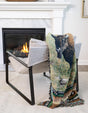 Multicolor 4' 6 x 6' Throw Blanket Rectangle Rug