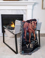 Multicolor 4' 6 x 6' Throw Blanket Rectangle Rug
